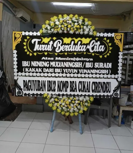 Papan Bunga Duka Pademangan Barat