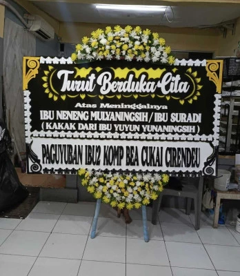 Papan Bunga di Pademangan Barat